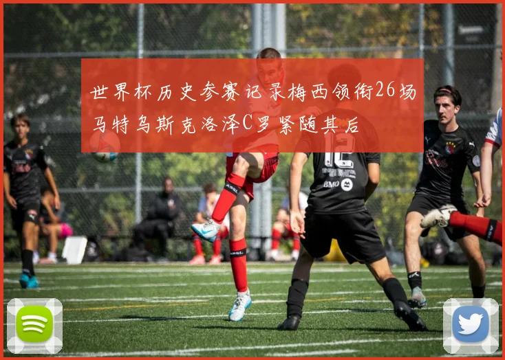 世界杯历史参赛记录梅西领衔26场马特乌斯克洛泽C罗紧随其后