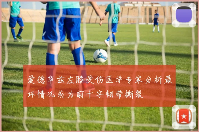 爱德华兹左膝受伤医学专家分析最坏情况或为前十字韧带撕裂
